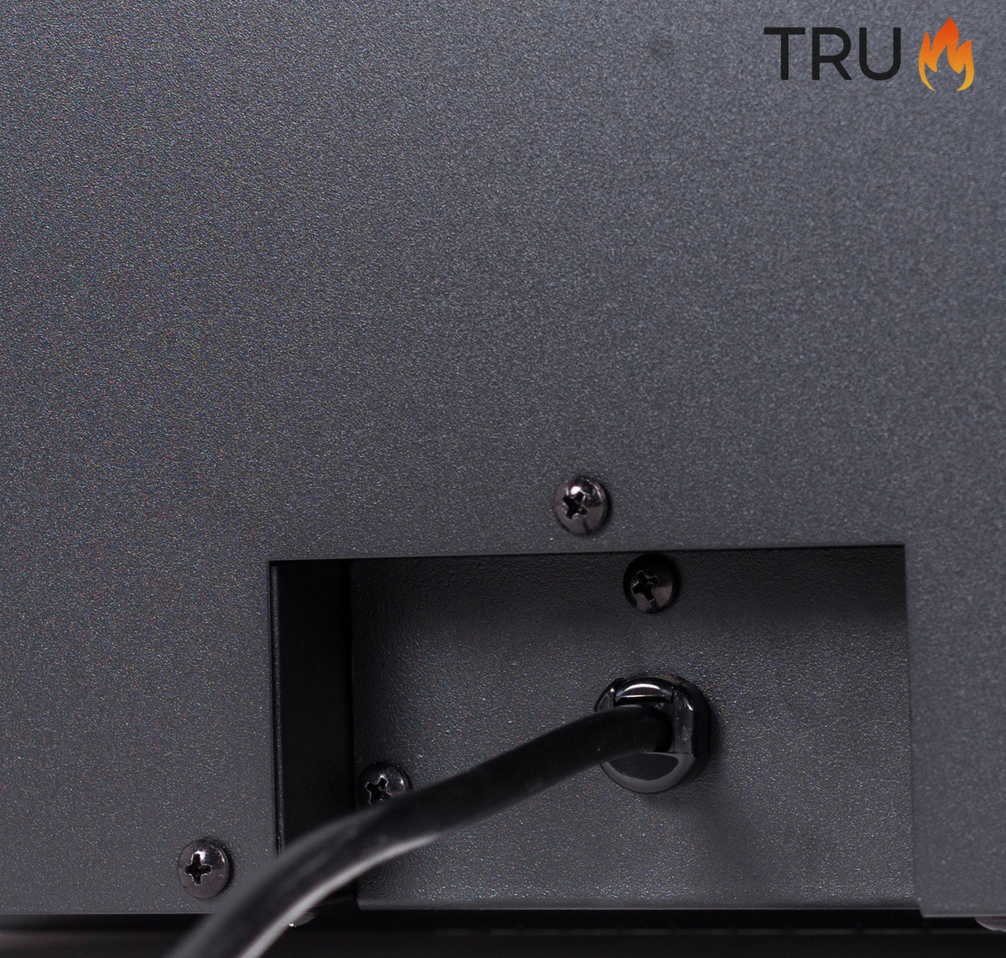 2025 TruFlame™ 72inch Wide Black Wall Mounted Electric Fire