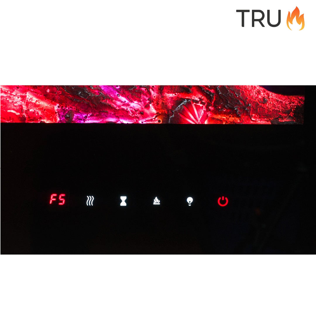2025 TruFlame™ 36inch Black Wall Mounted Electric Fire