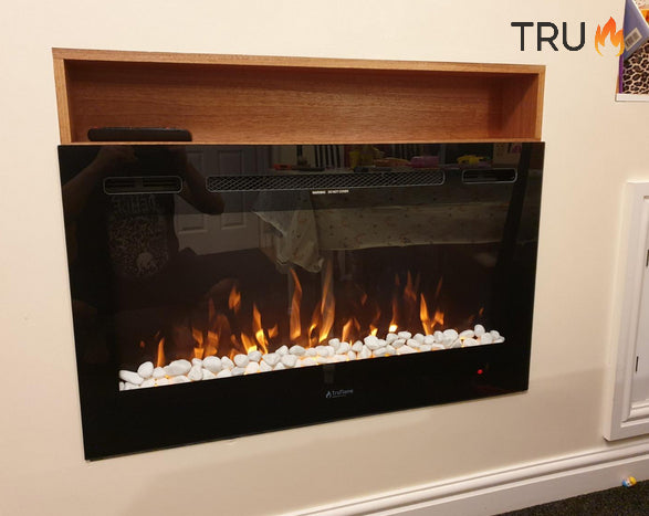2025 TruFlame™ 36inch Black Wall Mounted Electric Fire