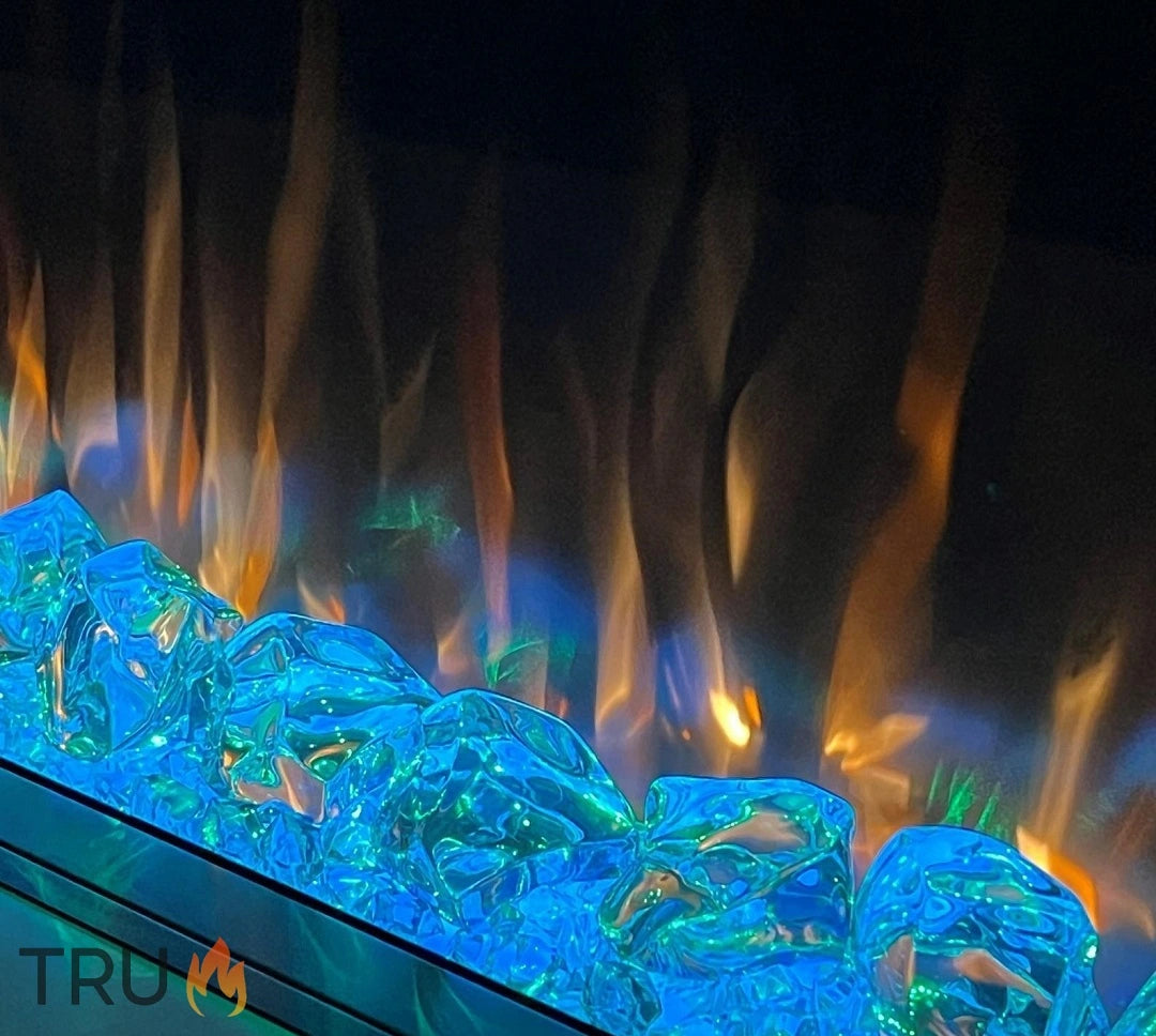 2025 TruFlame™ 80inch Wide 3 sided Media Wall Electric Fire