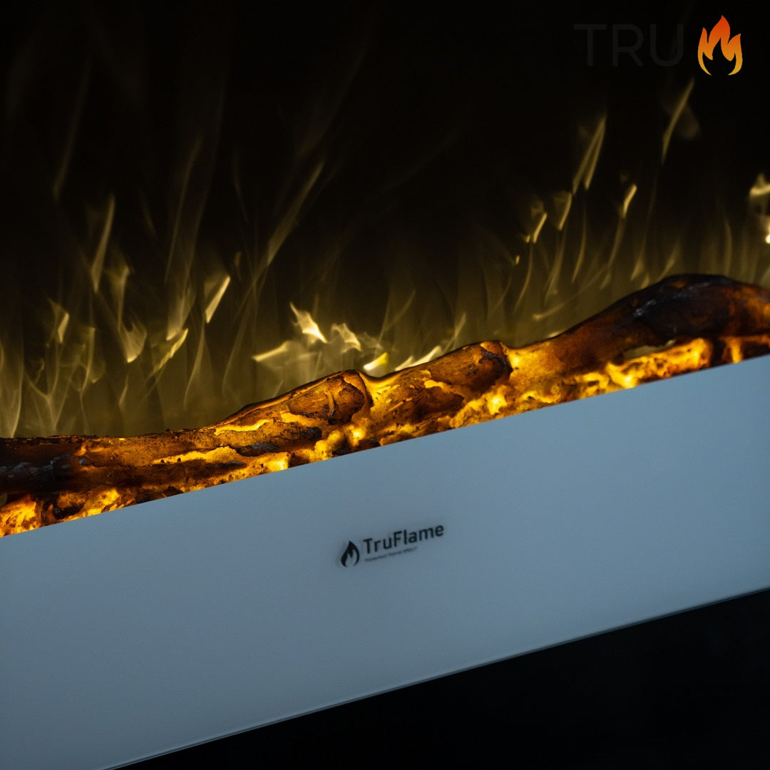 2025 TruFlame™ 36inch Wide White Wall Mounted Electric Fire