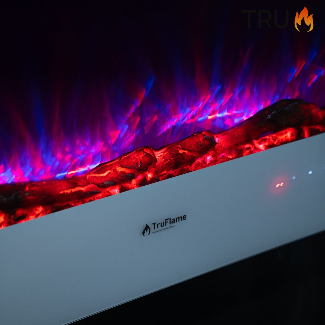 2025 TruFlame™ 36inch Wide White Wall Mounted Electric Fire