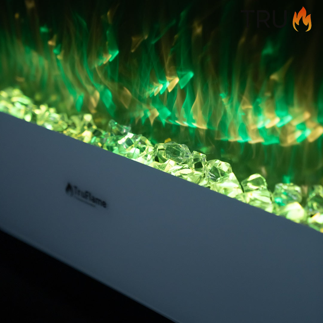 2025 TruFlame™ 36inch Wide White Wall Mounted Electric Fire