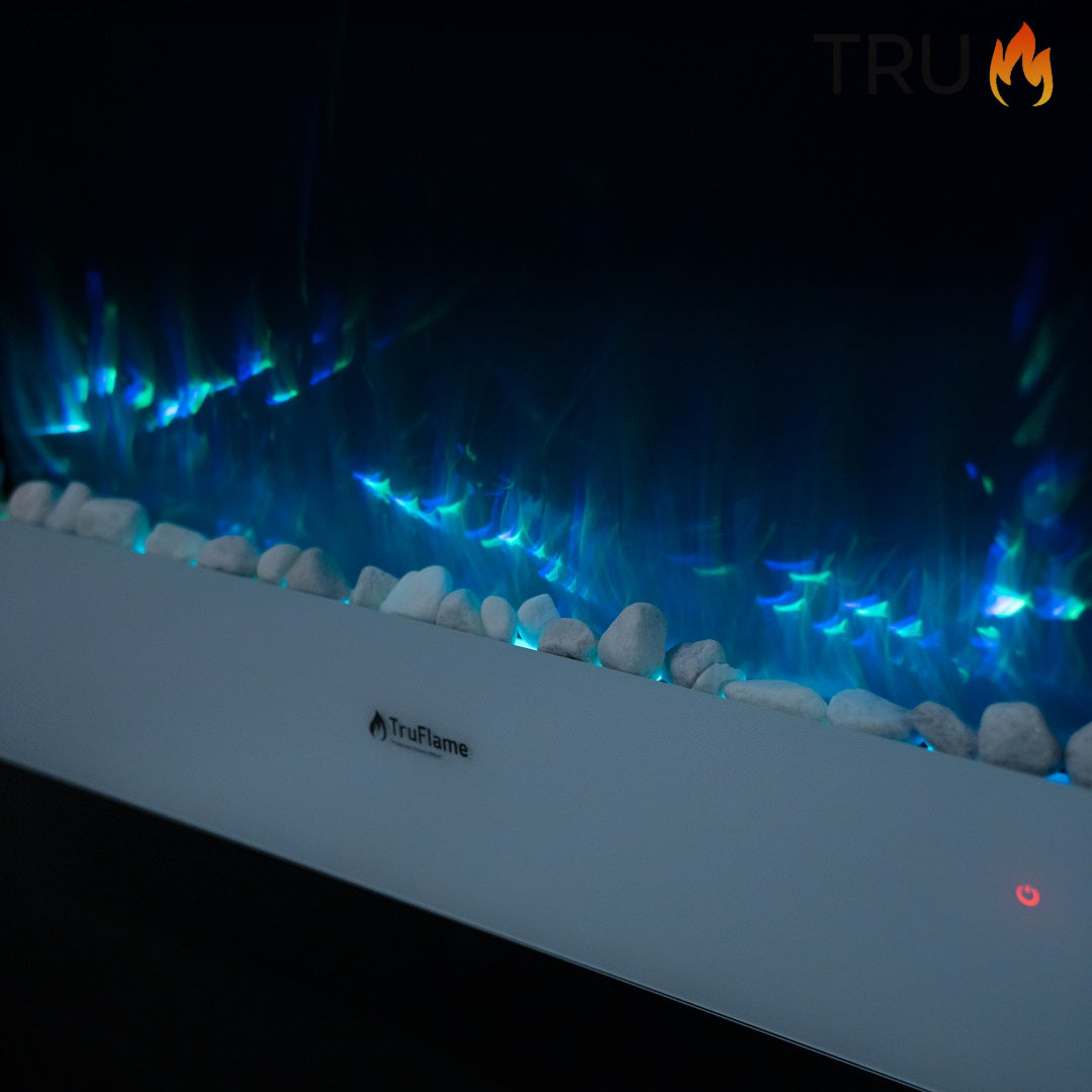 2025 TruFlame™ 36inch Wide White Wall Mounted Electric Fire