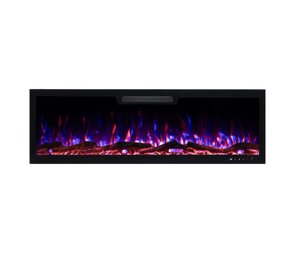 2025 TruFlame™ 50inch Wide Black Wall Mounted Electric Fire