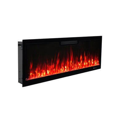 2025 TruFlame™ 50inch Wide Black Wall Mounted Electric Fire