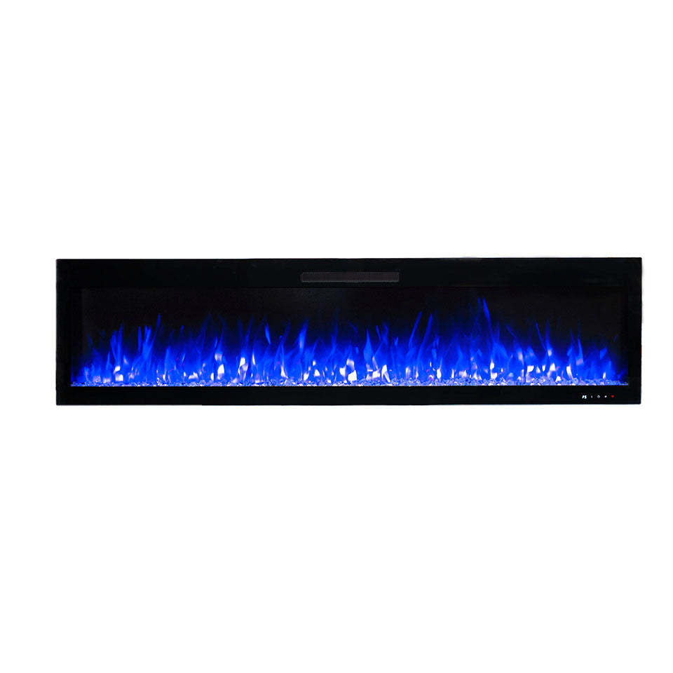 2026 TruFlame™ 72inch Wide Black Wall Mounted Electric Fire