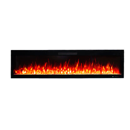 2026 TruFlame™ 72inch Wide Black Wall Mounted Electric Fire