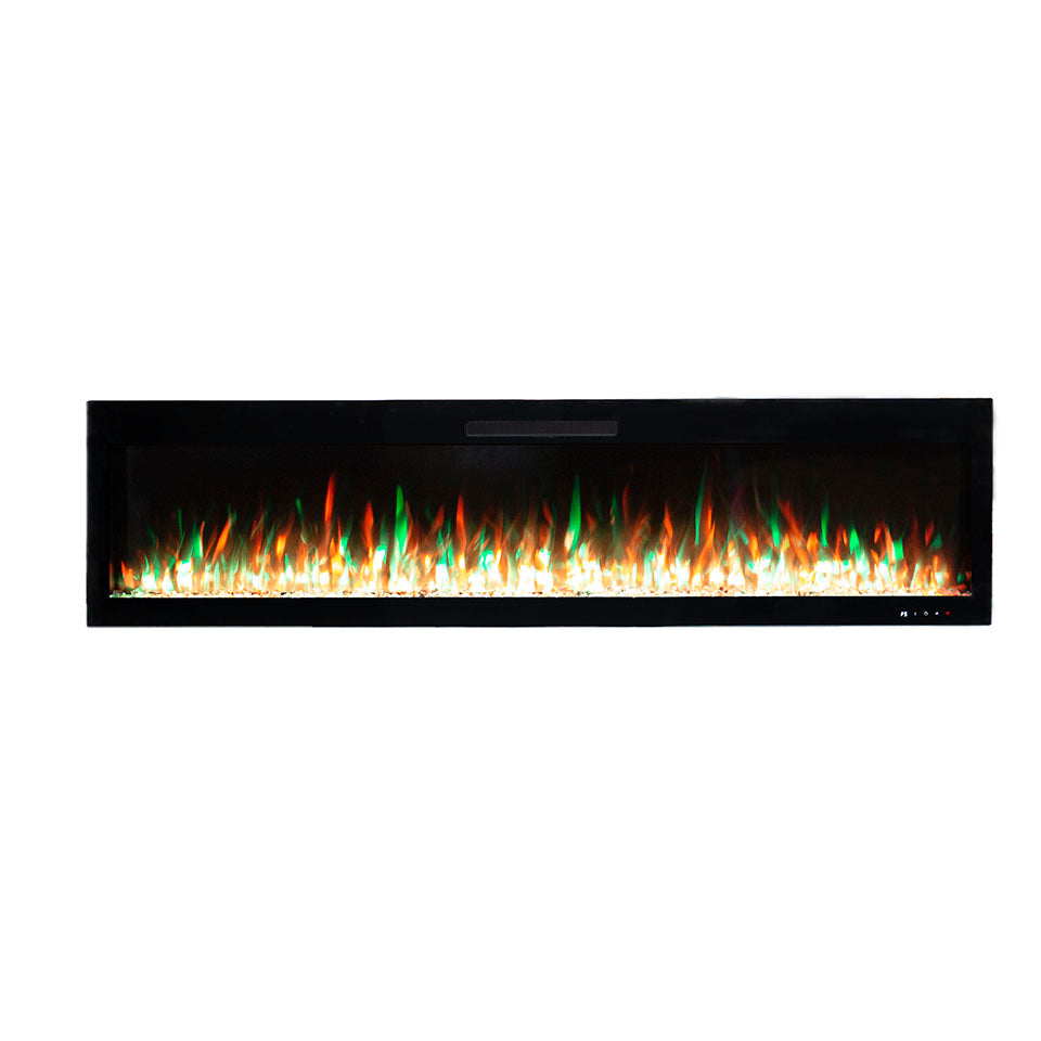 2026 TruFlame™ 72inch Wide Black Wall Mounted Electric Fire