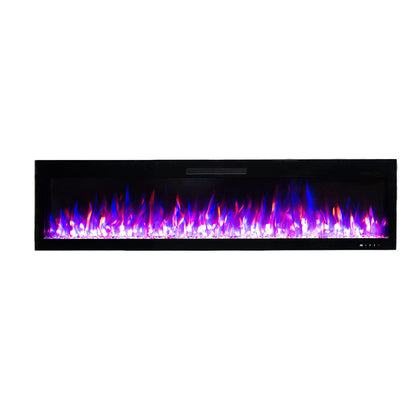 2026 TruFlame™ 72inch Wide Black Wall Mounted Electric Fire