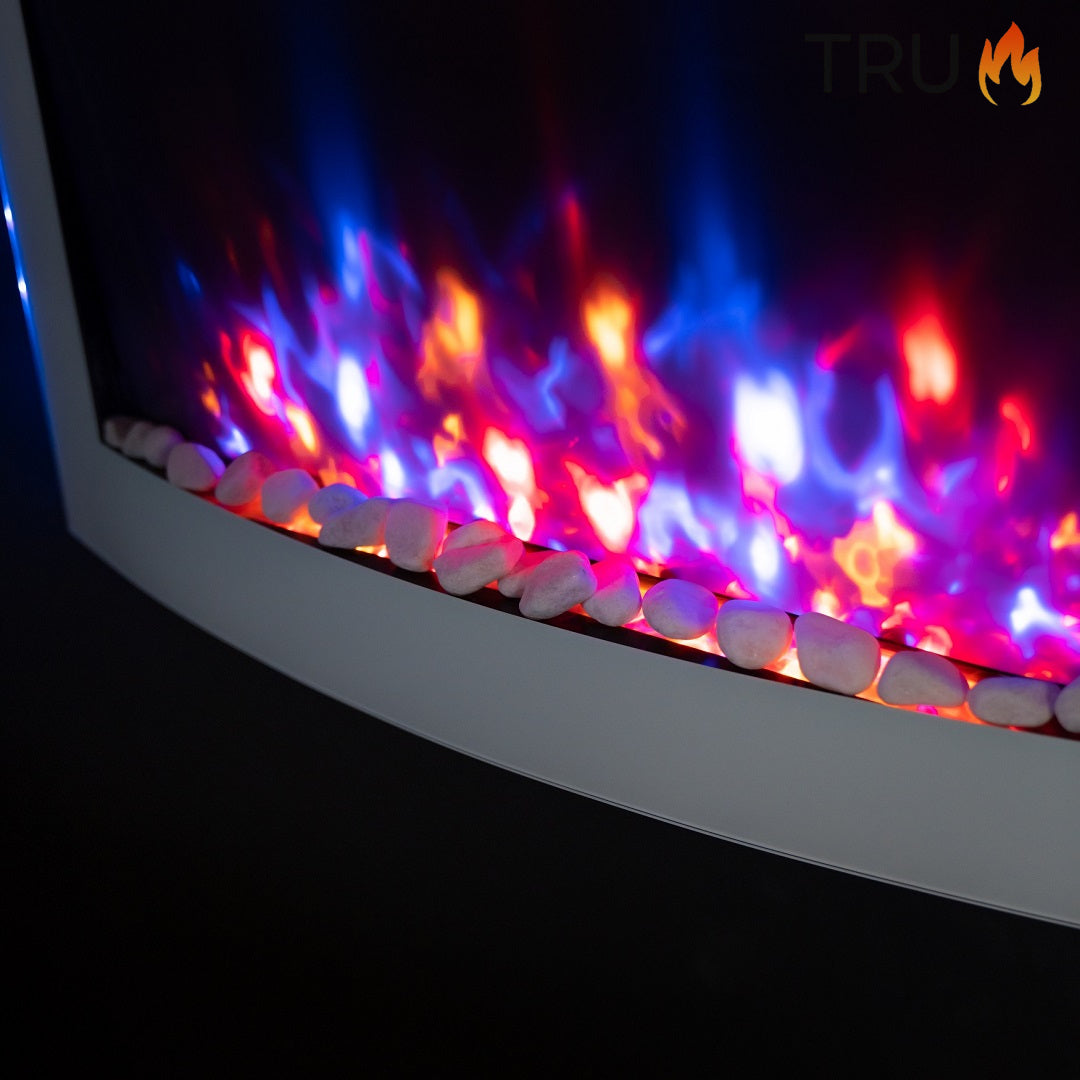 2025 TruFlame™ 36inch Wide White Wall Mounted Electric Fire 2025 TruFlame™ 36inch Wide White Wall Mounted Electric Fire