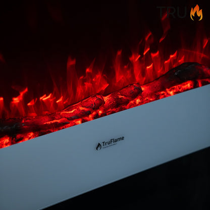 2025 TruFlame™ 36inch Wide White Wall Mounted Electric Fire