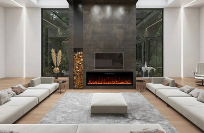 2025 TruFlame™ 50inch Wide Black Wall Mounted Electric Fire
