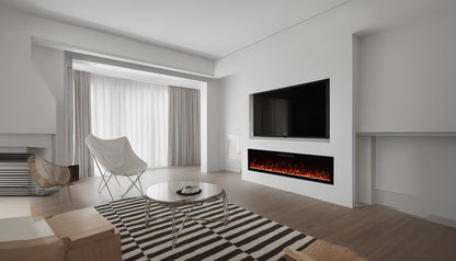 2025 TruFlame™ 50inch Wide Black Wall Mounted Electric Fire